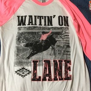 Waitin' On Lane baseball tee